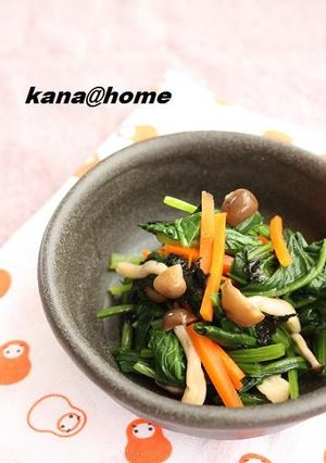 簡単美味☆ほうれん草の海苔和え-レシピのメイン写真