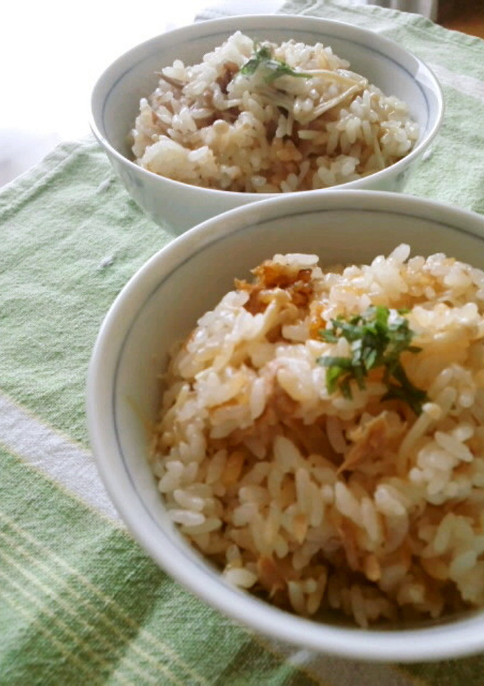 ツナとえのきだけ＊炊き込みご飯-レシピのメイン写真
