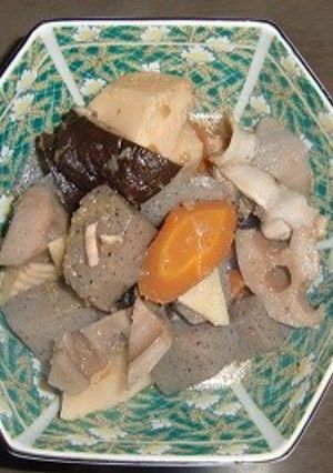 筑前炊きを甘味噌で味付け-レシピのメイン写真