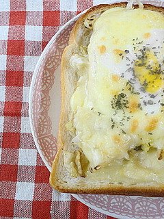 たまごとキャベツ❀チーズトースト-レシピのメイン写真