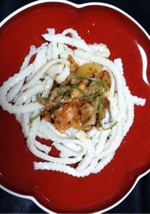おっとと？魚？キムチ変わり冷し中華麺-レシピのメイン写真