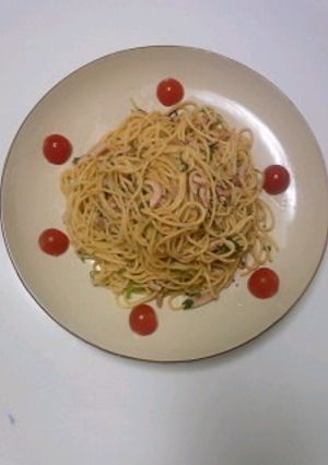 簡単で美味しい!いかの塩辛スパゲティー-レシピのメイン写真