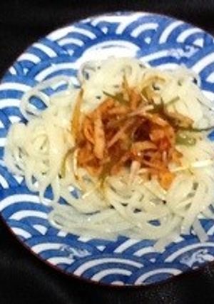 父の日甘口パパにピリリと辛口ラー油麺-レシピのメイン写真