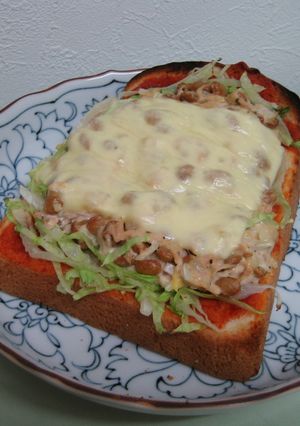 おいし~い♪納豆ピザトースト-レシピのメイン写真