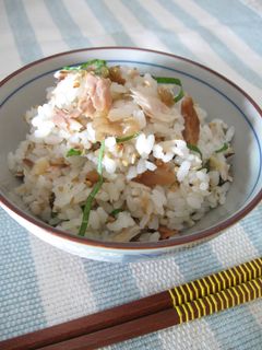 鯵の干物と梅のサッパリ混ぜご飯-レシピのメイン写真