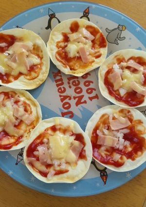 餃子の皮で！簡単ピザ-レシピのメイン写真