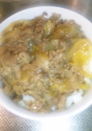 牛丼-レシピのメイン写真