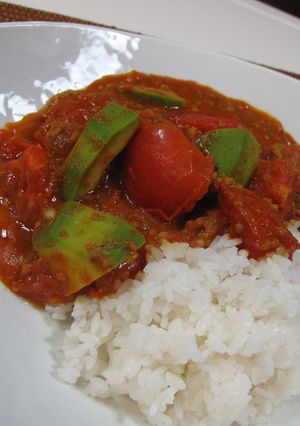 夏に食べたい　～トマトカレー～-レシピのメイン写真