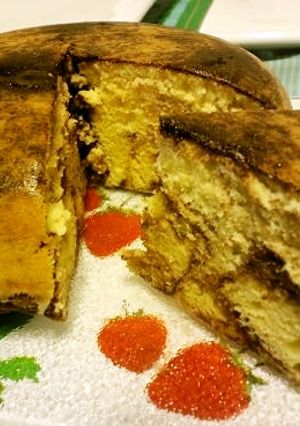炊飯器で作る！　チョコマーブルパンケーキ-レシピのメイン写真