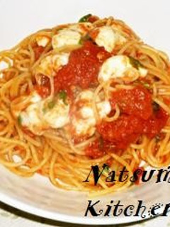 モッツァレラチーズのトマトソースパスタ✿-レシピのメイン写真