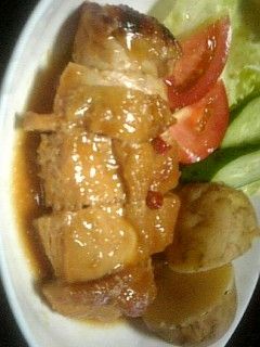 レンジで楽チン♪タイ風鶏の照り焼き-レシピのメイン写真