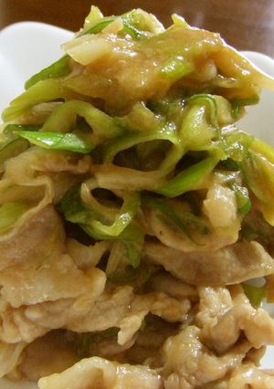 ♪ねぎたっぷり豚肉の味噌生姜♪-レシピのメイン写真