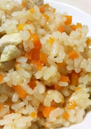 にんじん炊きこみごはん♪-レシピのメイン写真