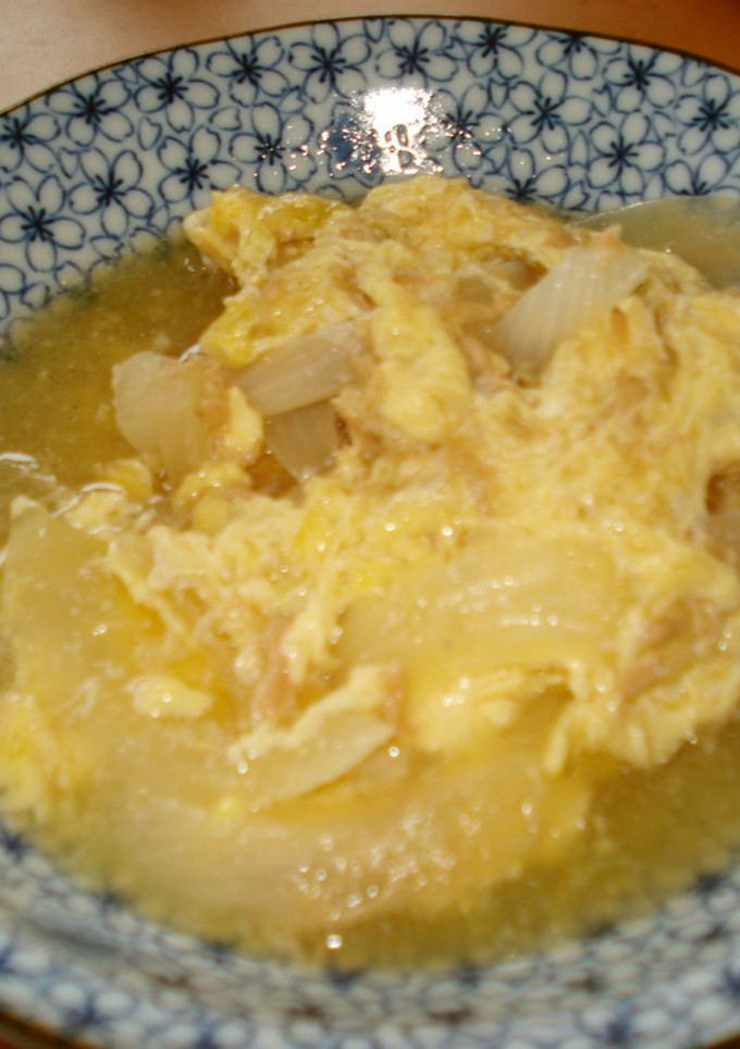 玉ねぎとツナ缶の卵とじ！-レシピのメイン写真
