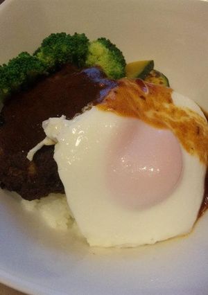 お手軽子供大好き ロコモコ丼-レシピのメイン写真