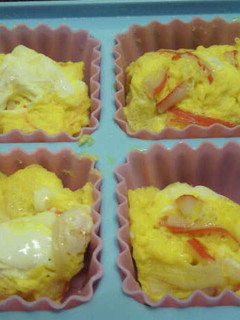 お弁当に☆レンジで簡単!かに玉-レシピのメイン写真