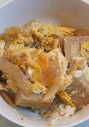 汁だく高野豆腐の玉子丼-レシピのメイン写真