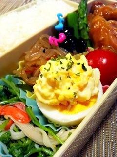 お弁当に♪ゆでたまごonゆでたまご-レシピのメイン写真