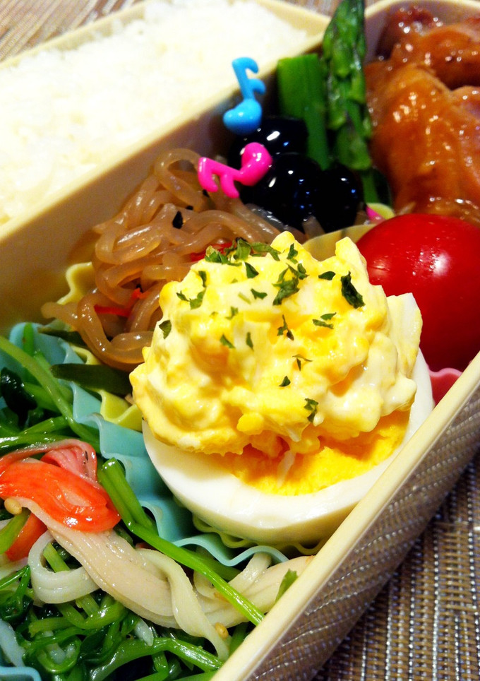 お弁当に♪ゆでたまごonゆでたまご-レシピのメイン写真