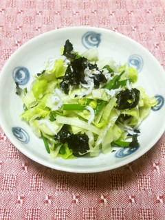 居酒屋風レタスサラダ-レシピのメイン写真