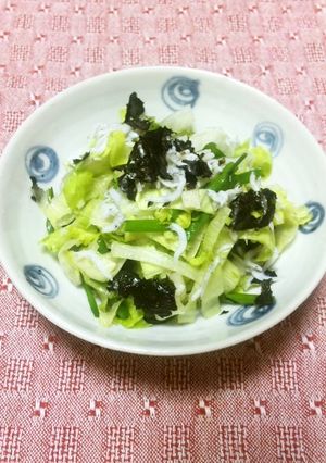 居酒屋風レタスサラダ-レシピのメイン写真