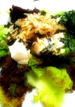 夏にピッタリ☆味噌漬け豆腐のサラダ!-レシピのメイン写真