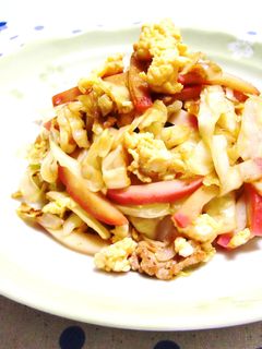 ✿かまぼことキャベツのたまご炒め✿-レシピのメイン写真