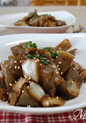 豚バラ肉とこんにゃくの煮物-レシピのメイン写真