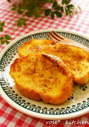 ヘルシー✻フレンチトースト-レシピのメイン写真