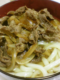 ☆肉うどん☆簡単あま~い♪-レシピのメイン写真