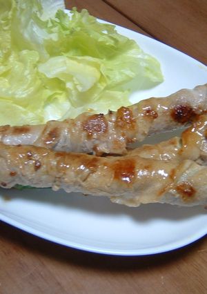 アスパラの豚肉チーズ巻きカレー味-レシピのメイン写真