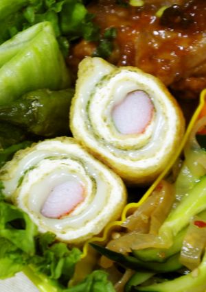 かにかまの油揚げくるくる-レシピのメイン写真