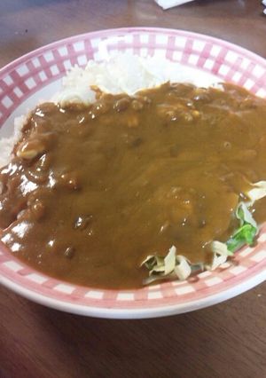 ボリュームアップのレトルトカレー♪-レシピのメイン写真