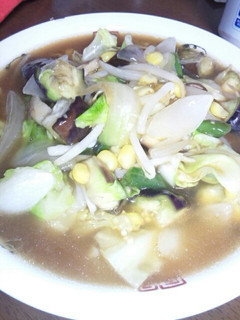 レンジでチーン♪野菜あんかけラーメン☆-レシピのメイン写真