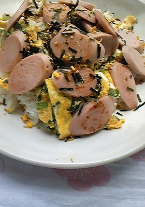 魚肉ソーセージのっけ丼♪-レシピのメイン写真