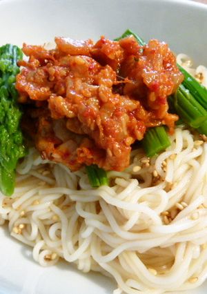 辛味のっけ和え麺-レシピのメイン写真