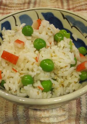 グリンピースで♪混ぜご飯-レシピのメイン写真