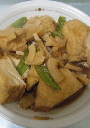 破竹と厚揚げの煮物-レシピのメイン写真