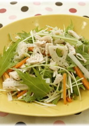 鶏肉と根野菜のシャキ！サラダ-レシピのメイン写真
