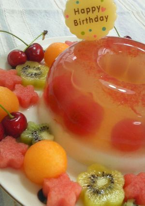 チビ２歳の誕生日に☆トマト寒天ゼリー-レシピのメイン写真