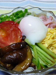 ♡温玉ぶっかけ素麺♡-レシピのメイン写真