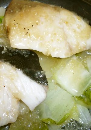 タジン鍋deぶりの酒蒸塩ダレがけ-レシピのメイン写真