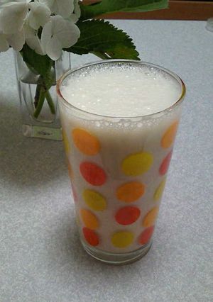 朝のおなかに生バナナジュース！-レシピのメイン写真