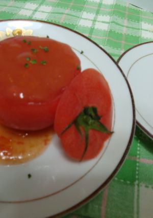 完熟トマトのまるごと寒天ジュレ-レシピのメイン写真