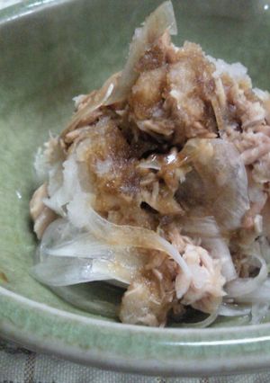 ダイエット味方★玉ねぎとツナのおろしあえ-レシピのメイン写真
