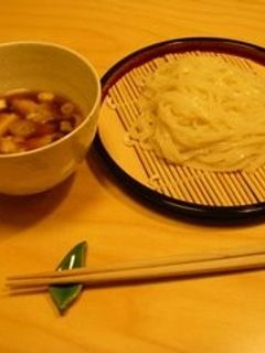 鶏肉とねぎの冷たいざるうどん-レシピのメイン写真