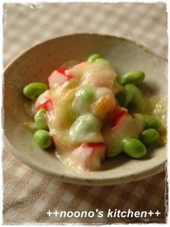 お弁当に☆カニカマと枝豆のチーズマヨ焼き-レシピのメイン写真