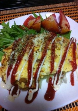 納豆オムレツ-レシピのメイン写真