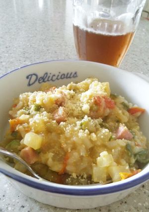 アボカドとベーコンの野菜チーズリゾット-レシピのメイン写真