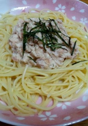 超簡単!さっぱり和風ツナおろしスパ-レシピのメイン写真